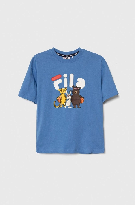 Fila tricou de bumbac pentru copii LAABER cu imprimeu