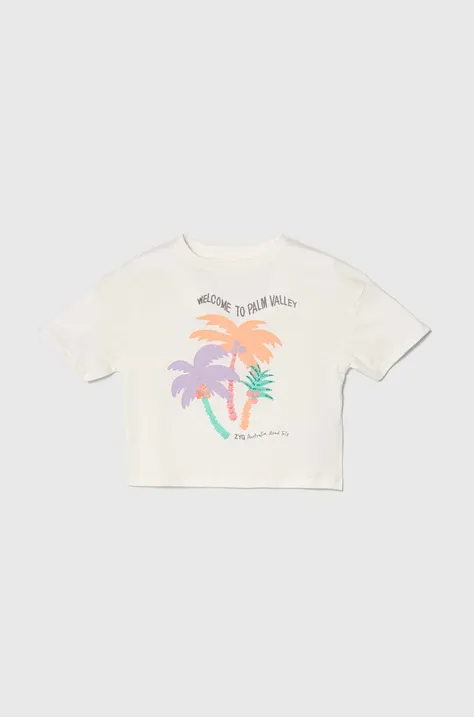 zippy t-shirt in cotone per bambini colore bianco