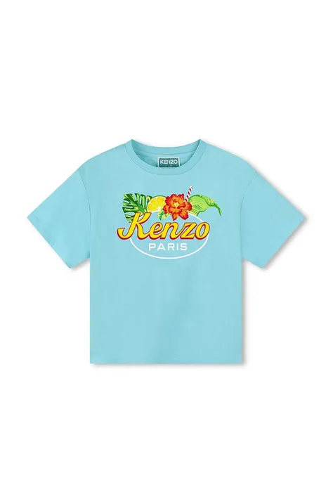 Dječja pamučna majica kratkih rukava Kenzo Kids s tiskom