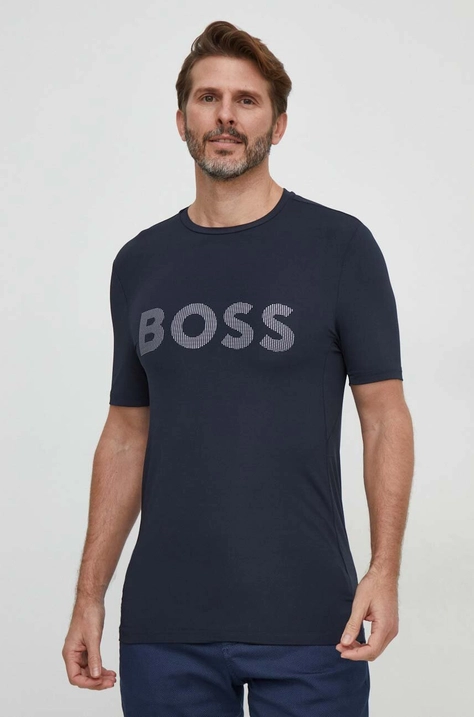 Boss Green t-shirt férfi, nyomott mintás