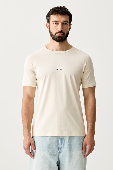 BOSS tričko pánske T-Shirt RN Slim Fit biele 50517970