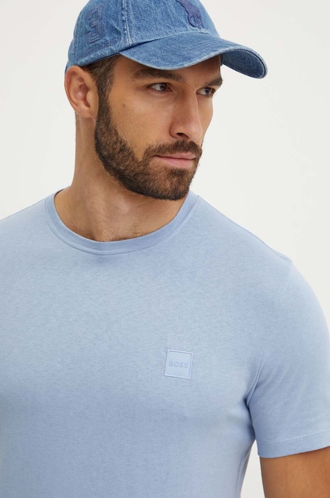 BOSS Orange tricou din bumbac barbati, neted, 50508584