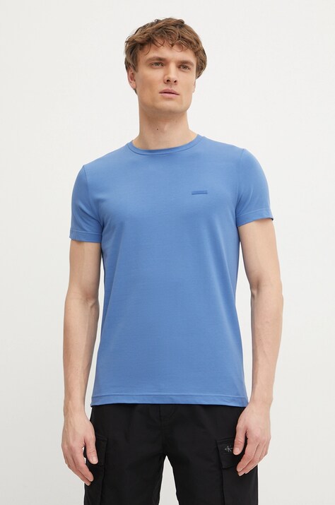 Tričko Calvin Klein fialová barva, K10K112724