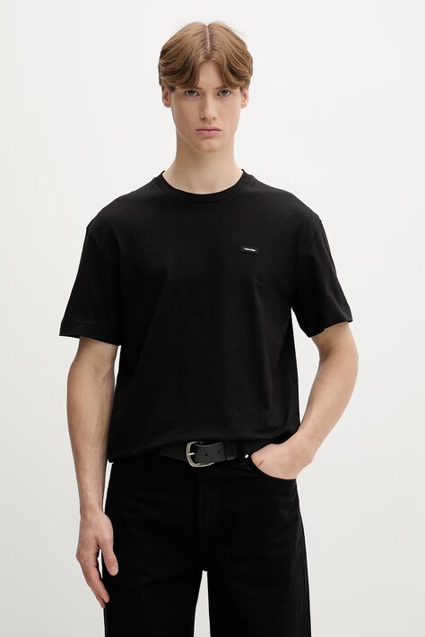 Calvin Klein T-shirt męski bawełniany czarny K10K112749