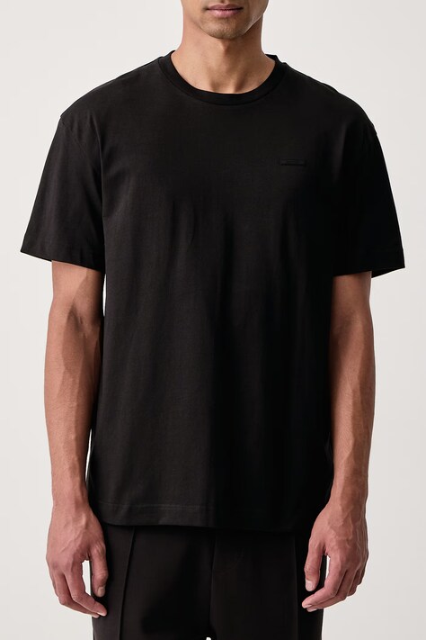 Calvin Klein T-shirt Ανδρικό βαμβακερό μαύρος