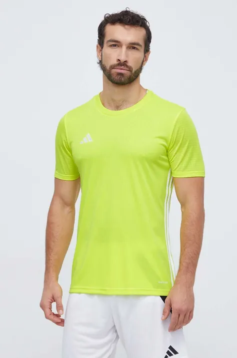 adidas Performance t-shirt treningowy Tabela 23 kolor żółty z aplikacją IB4925