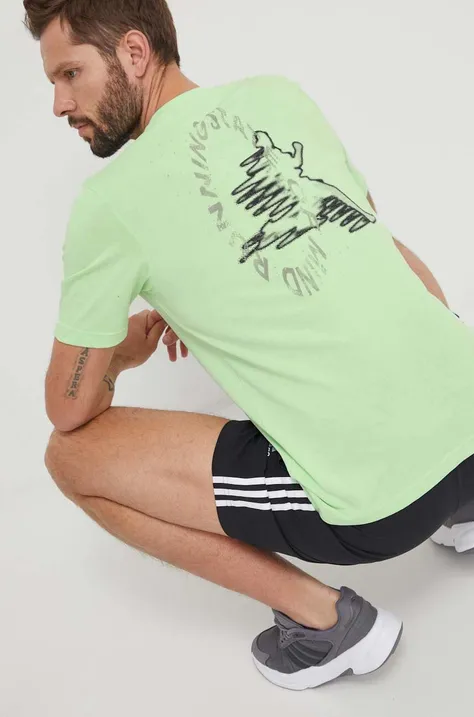 Kratka majica za vadbo adidas Performance Training Essential zelena barva