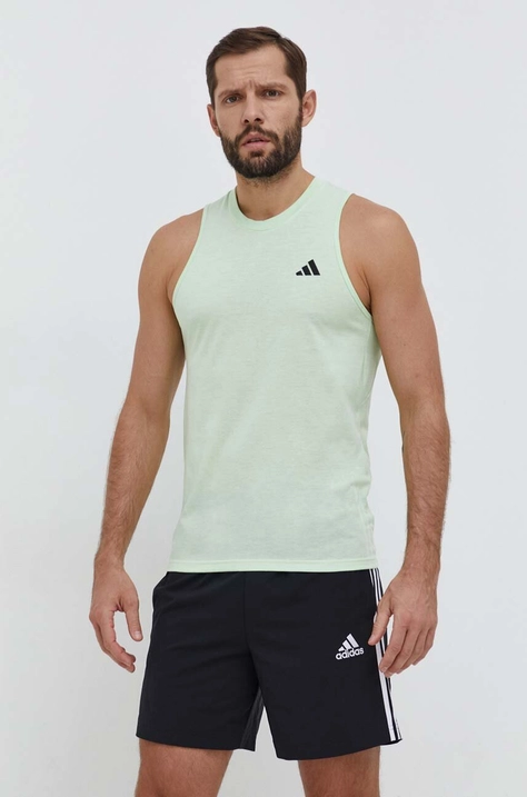 adidas Performance tricou de antrenament culoarea verde IT5424