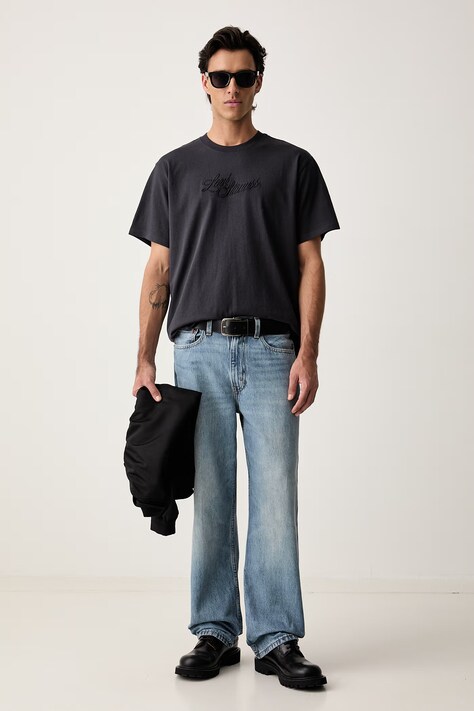 Levi's T-shirt basic męski bawełniany RELAXED FIT TEE czarny 16143