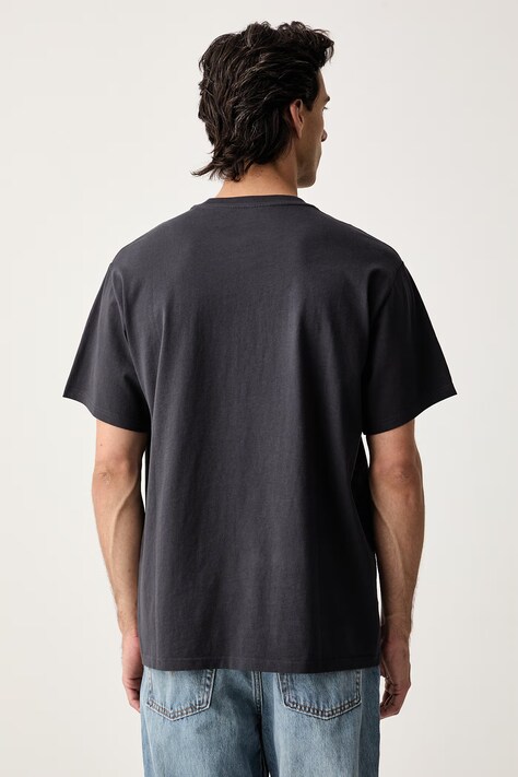 Levi's T-shirt basic męski bawełniany RELAXED FIT TEE czarny 16143