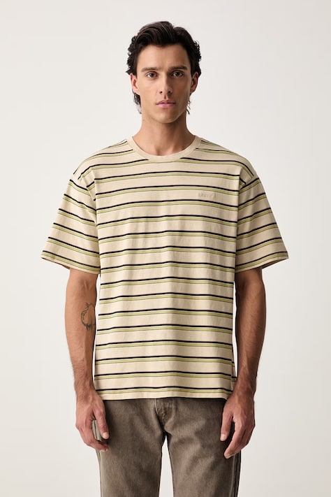Levi's majica za muškarce od pamuka RED TAB VINTAGE smeđa A0637