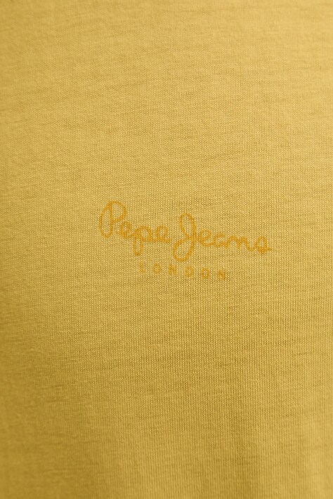 Бавовняна футболка Pepe Jeans Jacko — SS24-TSM0HF, жовтий — фото 5