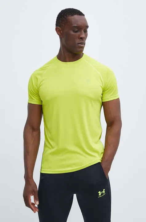 Bežecké tričko Fila Rozzano žltá farba, jednofarebné, FAM0630