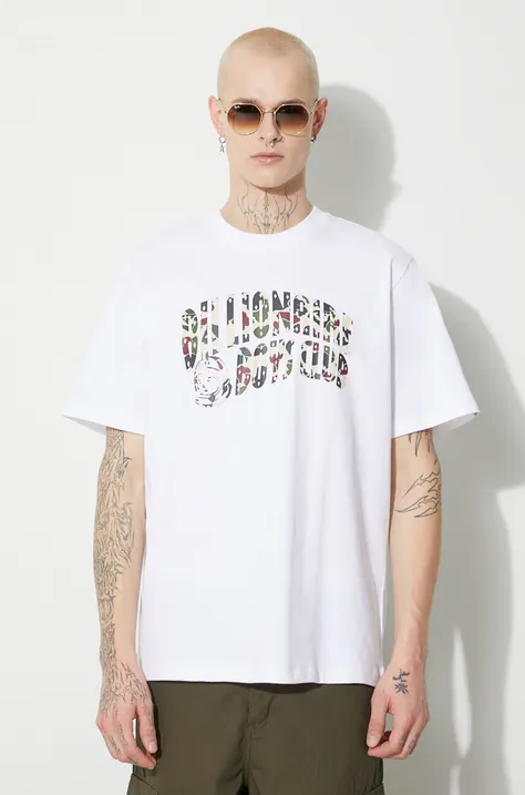 Βαμβακερό μπλουζάκι Billionaire Boys Club Duck Camo Arch ανδρικό, χρώμα: άσπρο, B23443