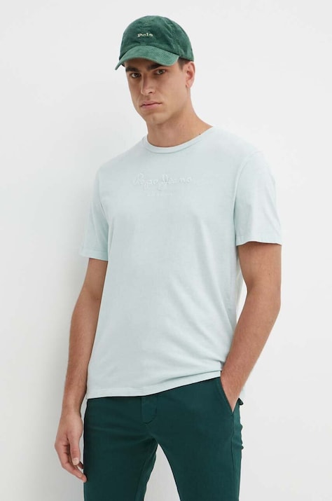 Pepe Jeans tricou din bumbac barbati, cu imprimeu