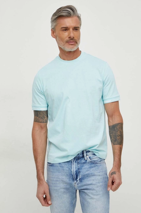 Armani Exchange t-shirt in cotone uomo colore blu