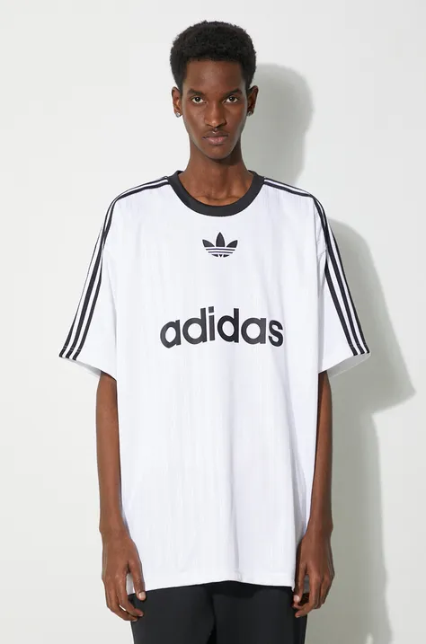 Тениска adidas Originals Adicolor 0 в бяло с принт IM9459