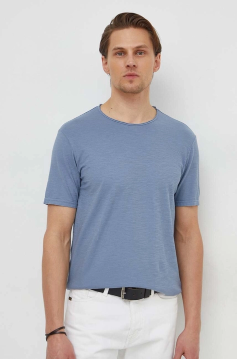 United Colors of Benetton t-shirt in cotone uomo colore blu