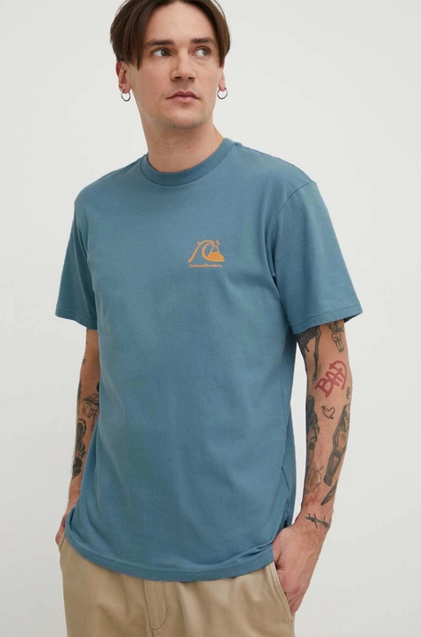 Quiksilver tricou din bumbac barbati, cu imprimeu