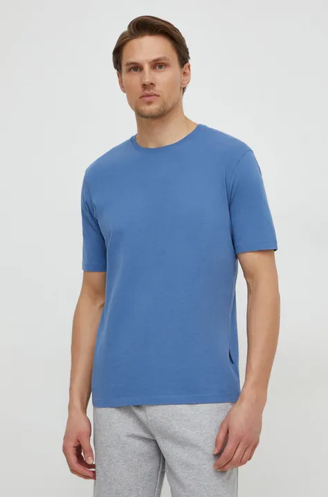 Sisley t-shirt in cotone uomo colore blu