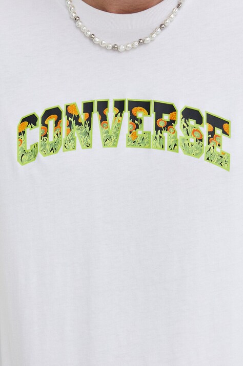 Бавовняна футболка Converse — фото 5