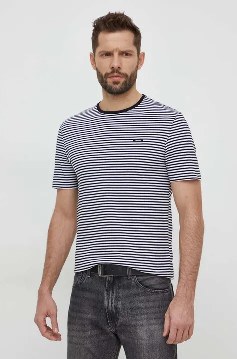 Bavlnené tričko Calvin Klein pánsky,čierna farba,vzorovaný,K10K112520