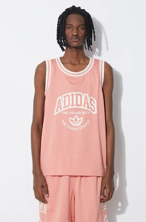 Тениска adidas Originals в розово IS2899