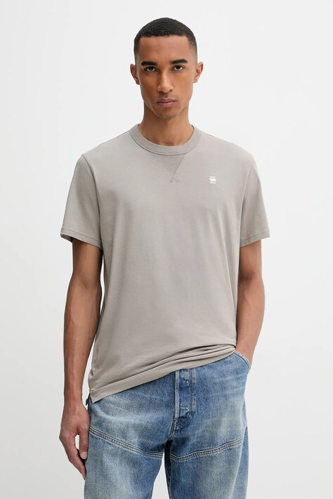 Хлопковая футболка G-Star Raw однотонная D24449-336