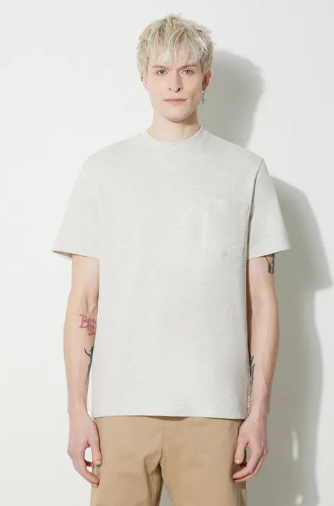 A.P.C. cotton t-shirt T-Shirt Johnny men’s beige color COGWU.H26321.PAA