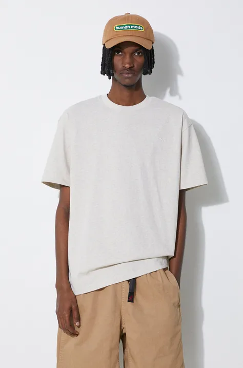 Puma cotton t-shirt men’s beige color