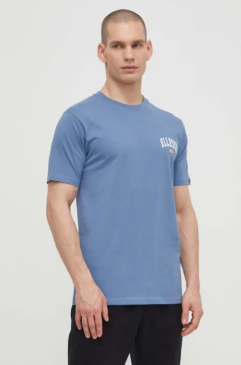 Хлопковая футболка Ellesse Harvardo T-Shirt мужская с принтом SHV20245