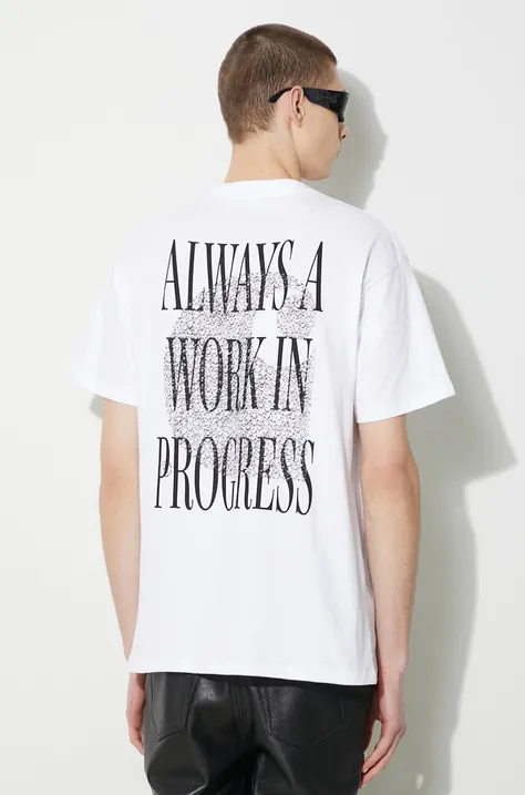 Carhartt WIP t-shirt bawełniany S/S Always a WIP T-Shirt męski kolor biały z nadrukiem I033174.02XX