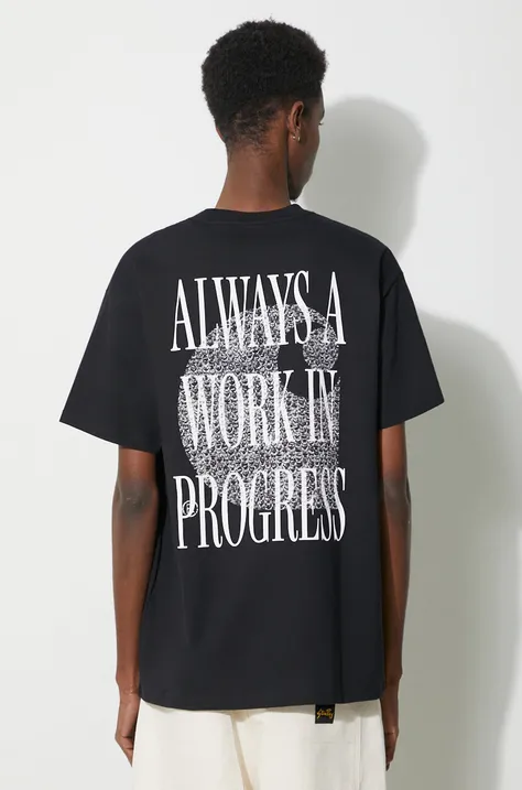 Bavlnené tričko Carhartt WIP S/S Always a WIP T-Shirt pánske, čierna farba, s potlačou, I033174.89XX