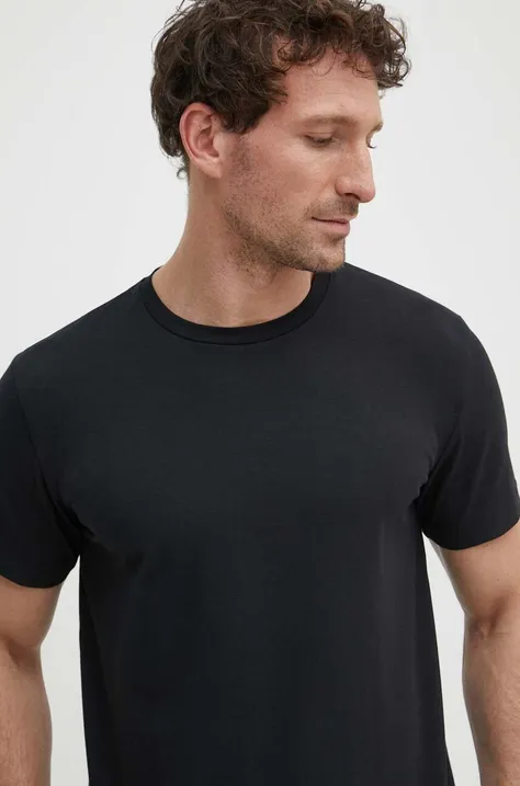 Geox t-shirt M4510K-T3098 fekete, férfi, sima