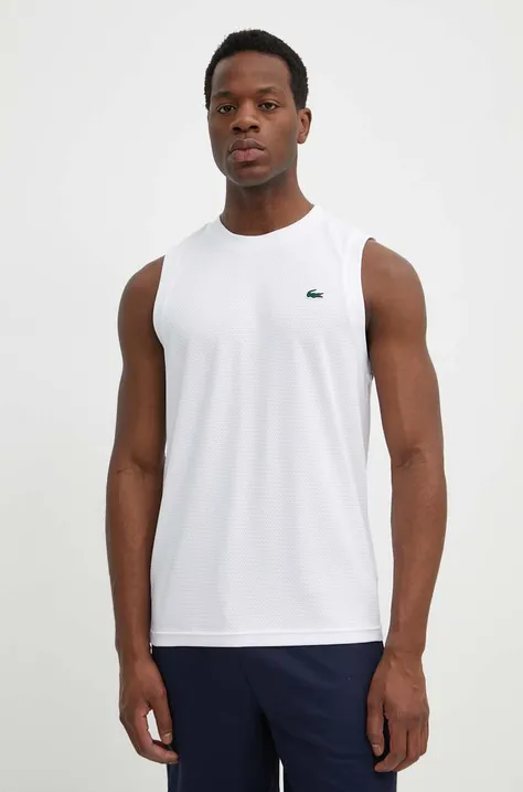 Lacoste t-shirt męski kolor biały