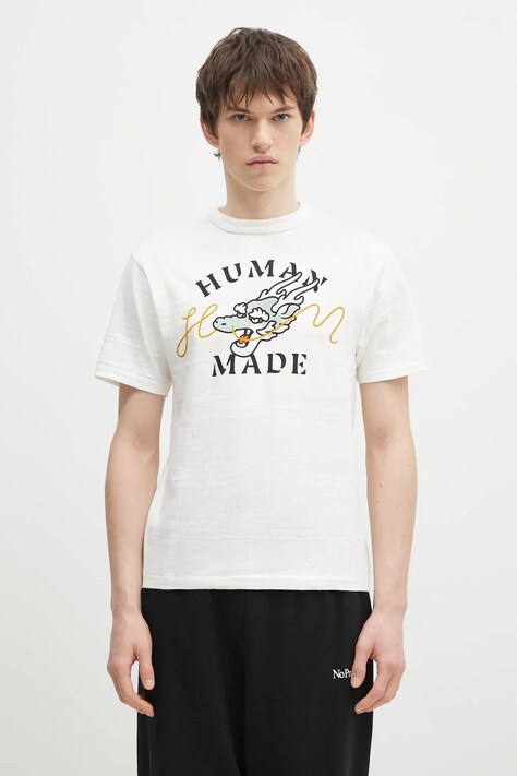 Human Made cotton t-shirt Graphic men’s white color HM27TE001