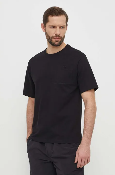 The North Face t-shirt bawełniany męski kolor czarny gładki NF0A87D1JK31