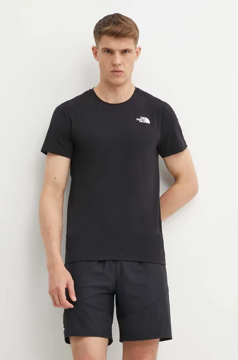 The North Face t-shirt sportowy Lightning Alpine kolor czarny gładki NF0A87H7JK31