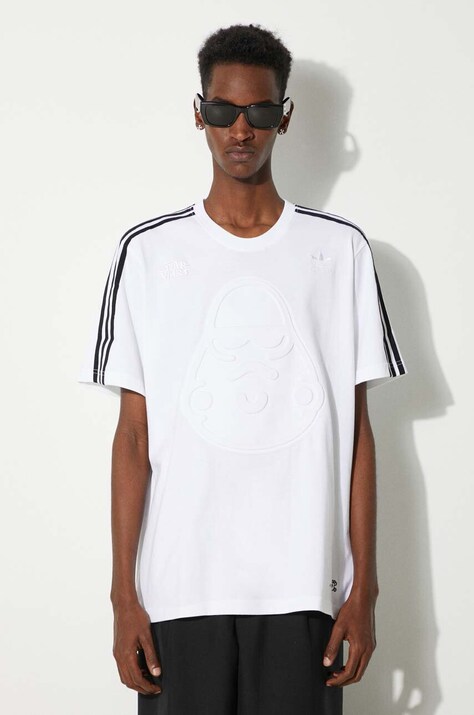adidas Originals t-shirt bawełniany Tee kolor biały z nadrukiem IV9470