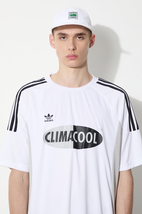 adidas Originals t-shirt Climacool męski kolor biały wzorzysty JH4964