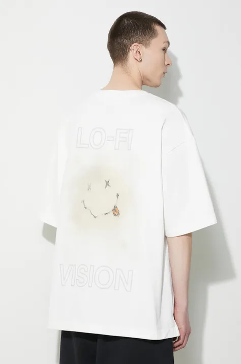 Maison MIHARA YASUHIRO t-shirt in cotone Pocket Tee uomo colore bianco con applicazione A12TS641