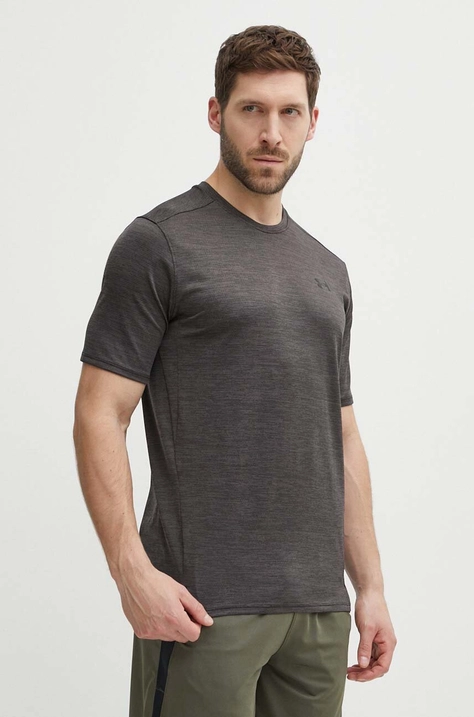 Under Armour tricou de antrenament Tech Vent culoarea gri, melanj