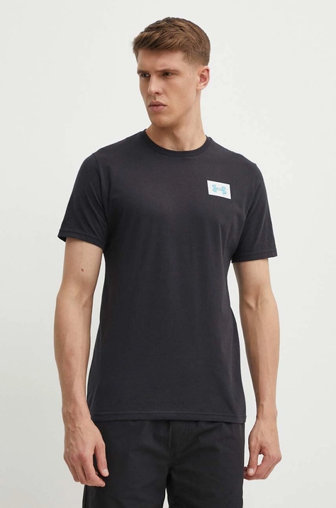 Under Armour t-shirt fekete, férfi, nyomott mintás