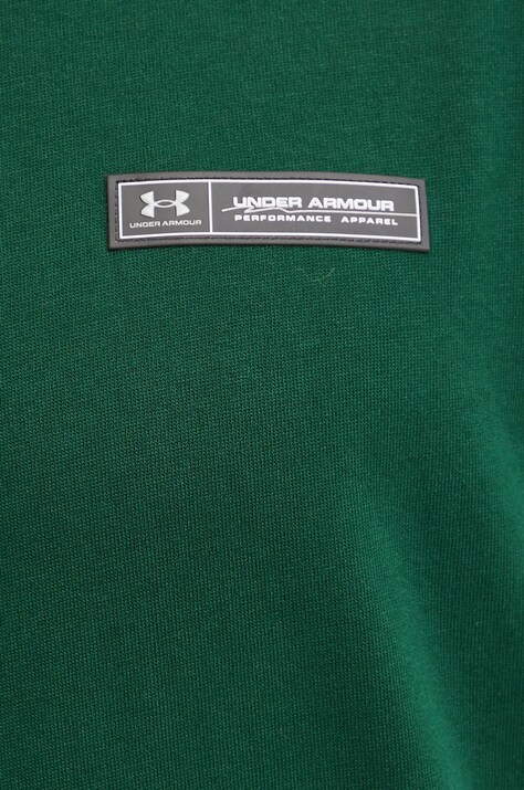 Under Armour футболка basic чоловіча з бавовною HW ARMOUR LABEL — SS24-TSM273, зелений — фото 5