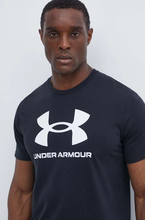 Μπλουζάκι Under Armour χρώμα: μαύρο