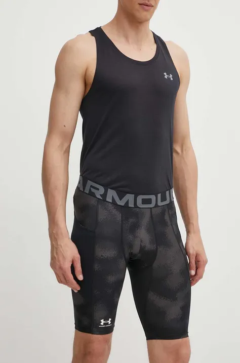 Къс панталон за трениране Under Armour HG Armour Printed в черно