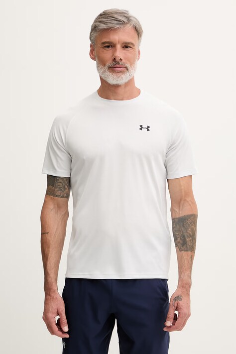 Under Armour T-shirt treningowy męski Tech Textured szary 1382796