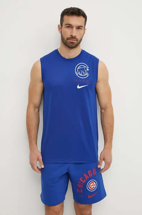 Тениска за трениране Nike Chicago Cubs в синьо
