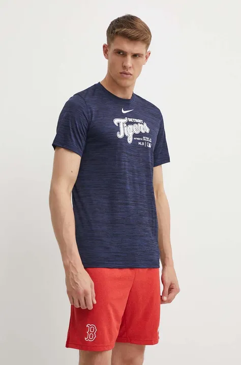Majica kratkih rukava Nike Detroit Tigers za muškarce, boja: tamno plava, s tiskom