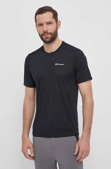Спортивная футболка Montane Dart Lite цвет чёрный однотонная MDITS15